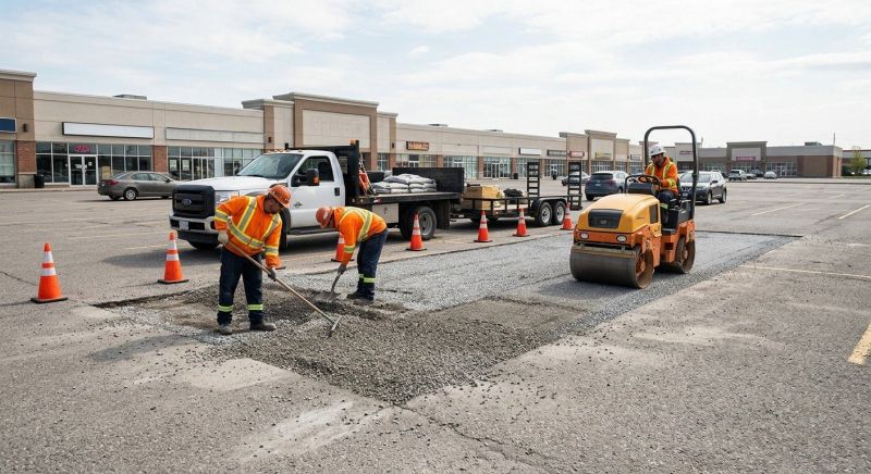 Parking Lot Gravel Repair in Gainesville, GA